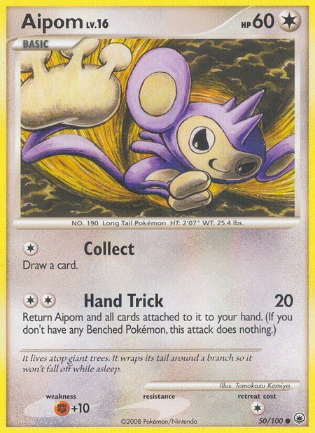 Aipom (50) - Majestic Dawn Pokémon trading card