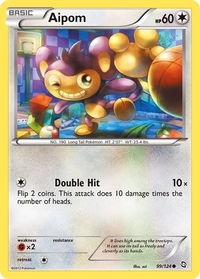 Aipom - Dragons Exalted (DRX) #99/124 - Common Pokémon Trading Card