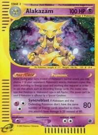 Alakazam (1) - Expedition (EX) #001/165 - Holo Rare Pokémon Trading Card