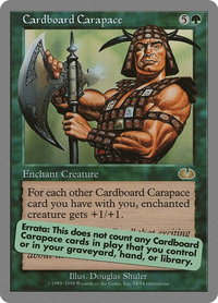 Cardboard Carapace - Unglued (UGL) #54 - Rare Magic: The Gathering Trading Card