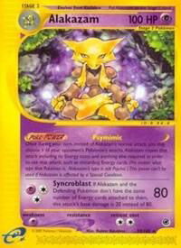 Alakazam (33) - Expedition (EX) #033/165 - Rare Pokémon Trading Card