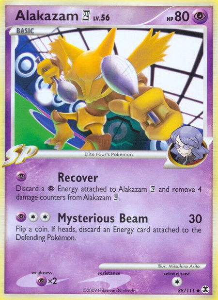 Alakazam E4 - Rising Rivals Pokémon trading card
