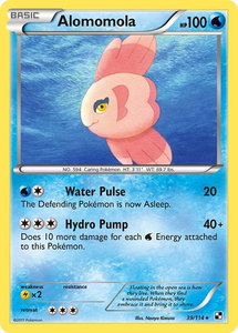 Alomomola (39) - Black and White (BLW) #39/114 - Rare Pokémon Trading Card