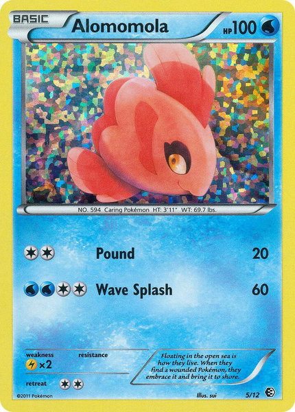Alomomola - 5/12 - McDonald's Promos 2011 Pokémon trading card
