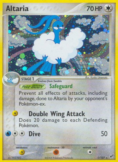 Altaria - Deoxys Pokémon trading card