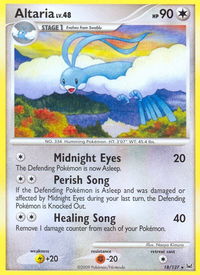 Altaria - Platinum (PL) #18/127 - Rare Pokémon Trading Card