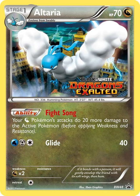 Altaria - BW48 (Prerelease) - Black and White Promos Pokémon trading card