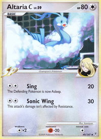 Altaria C - Supreme Victors (SV) #49 - Uncommon Pokémon Trading Card
