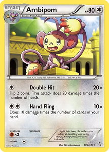 Ambipom - Dragons Exalted (DRX) #100/124 - Rare Pokémon Trading Card