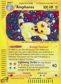 Ampharos (2) - Expedition (EX) #002/165 - Holo Rare Pokémon Trading Card