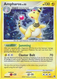 Ampharos - Secret Wonders (SW) #1/132 - Holo Rare Pokémon Trading Card