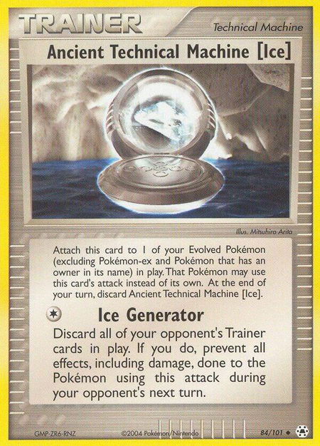Ancient Technical Machine [Ice] - Hidden Legends Pokémon trading card