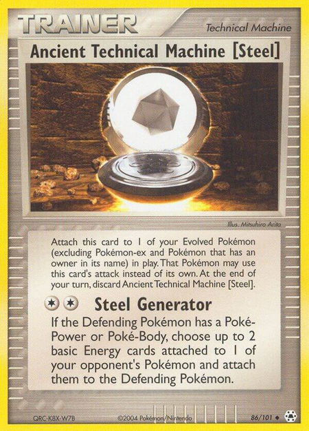Ancient Technical Machine [Steel] - Hidden Legends Pokémon trading card