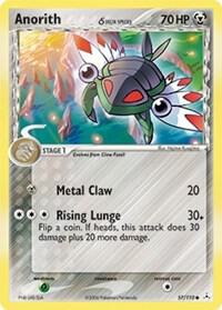 Anorith (Delta Species) - Holon Phantoms Pokémon trading card
