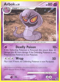 Arbok - Great Encounters (GE) #33/106 - Uncommon Pokémon Trading Card