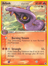 Arbok (Delta Species) - Dragon Frontiers (DF) #13/101 - Rare Pokémon Trading Card