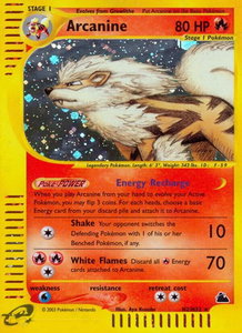 Arcanine (H2) - Skyridge (SK) #H02/H32 - Holo Rare Pokémon Trading Card