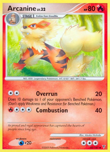 Arcanine - Supreme Victors Pokémon trading card
