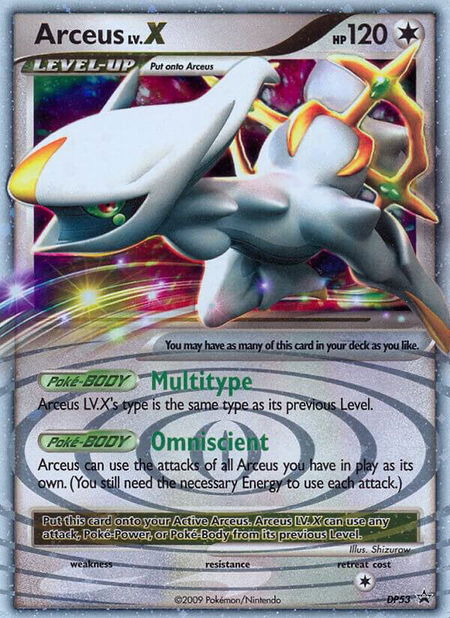 Arceus LV.X - DP53 - Diamond and Pearl Promos Pokémon trading card