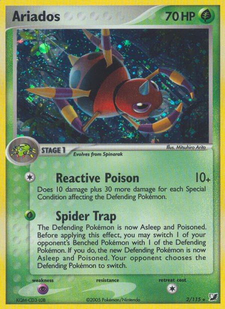 Ariados - Unseen Forces Pokémon trading card