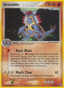 Armaldo - Power Keepers (PK) #3/108 - Holo Rare Pokémon Trading Card