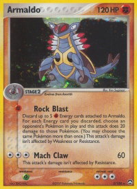 Armaldo - Power Keepers (PK) #3/108 - Holo Rare Pokémon Trading Card