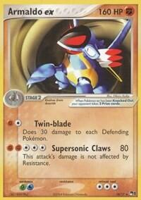 Armaldo ex (Non-Holo) - POP Series 1 (POP) #016/017 - Ultra Rare Pokémon Trading Card