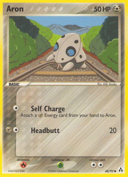 Aron trading card from Legend Maker Aron - Legend Maker Pokémon trading card