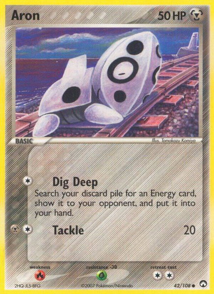 Aron - Power Keepers Pokémon trading card