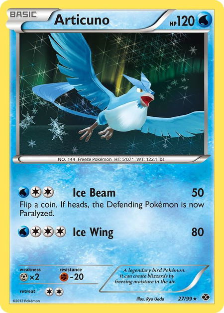 Articuno - Next Destinies Pokémon trading card