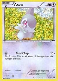 Axew - 12/12 - McDonald's Promos 2012 Pokémon trading card