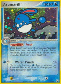 Azumarill - Team Rocket Returns (RR) #1/109 - Holo Rare Pokémon Trading Card