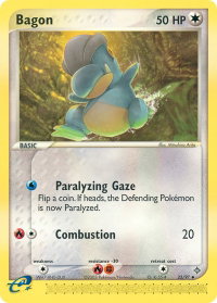 Bagon - 23/97 - Dragon (DR) #23/97 - Uncommon Pokémon Trading Card