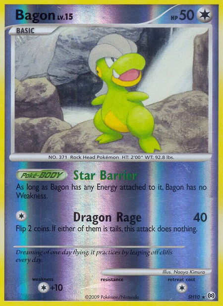 Bagon (Shiny) - Arceus Pokémon trading card