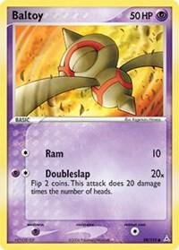 Baltoy trading card from Holon Phantoms Baltoy - Holon Phantoms Pokémon trading card