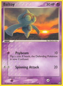 Baltoy - Power Keepers (PK) #44/108 - Common Pokémon Trading Card