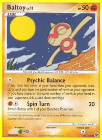 Baltoy - Great Encounters (GE) #60/106 - Common Pokémon Trading Card