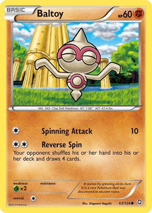 Baltoy - Dragons Exalted (DRX) #63/124 - Common Pokémon Trading Card