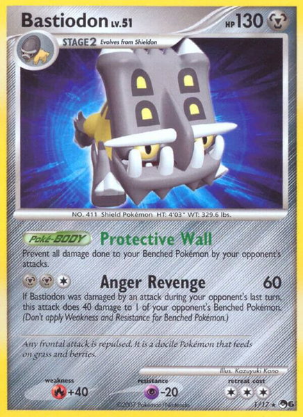 Bastiodon - POP Series 6 Pokémon trading card