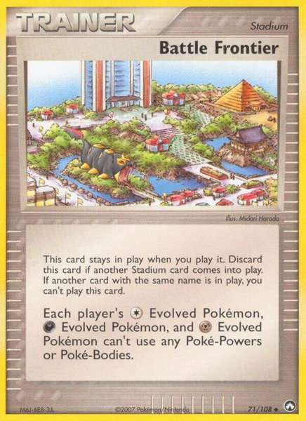 Battle Frontier - Power Keepers Pokémon trading card
