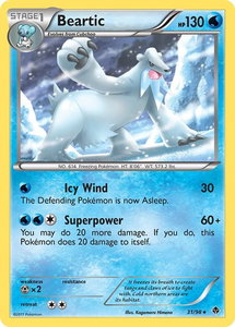 Beartic (31) - Emerging Powers (EPO) #31/98 - Rare Pokémon Trading Card