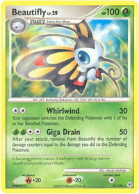 Beautifly - Diamond and Pearl (DP) #19/130 - Rare Pokémon Trading Card