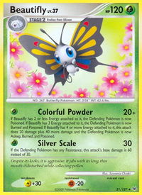 Beautifly - Platinum (PL) #21/127 - Rare Pokémon Trading Card