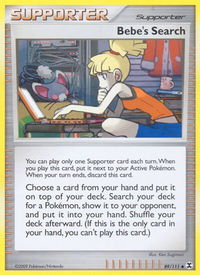 Bebe's Search - Rising Rivals (RR) #89/111 - Uncommon Pokémon Trading Card