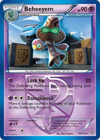 Beheeyem (Team Plasma) - Plasma Storm (PLS) #70/135 - Rare Pokémon Trading Card