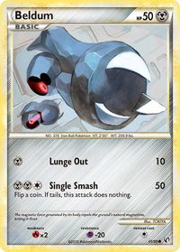 Beldum - Undaunted (UD) #43/90 - Common Pokémon Trading Card