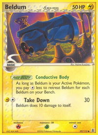 Beldum (Delta Species) - Delta Species (DS) #59/113 - Common Pokémon Trading Card