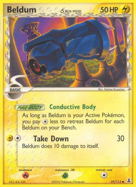 Beldum (Delta Species) - Delta Species Pokémon trading card