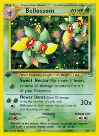 Bellossom - Neo Genesis (N1) #003/111 - Holo Rare Pokémon Trading Card