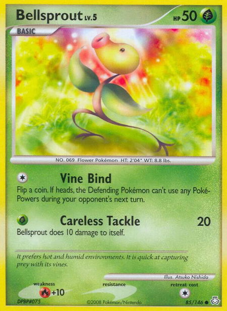 Bellsprout - Legends Awakened Pokémon trading card